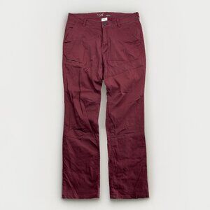 Mountain Hardwear Outdoor Hiking Pants Mens Size 32/42 Red Camping Nature